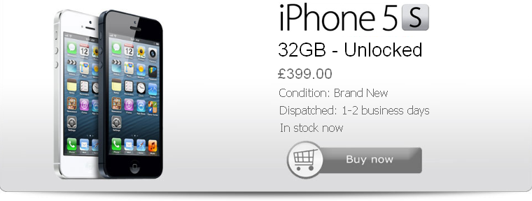 New iPhone 5S 32gb Unlocked NEW